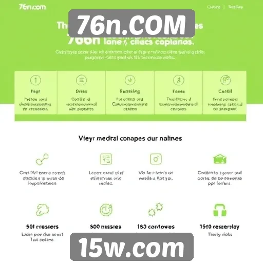 Análise das principais funcionalidades do site 76n.COM