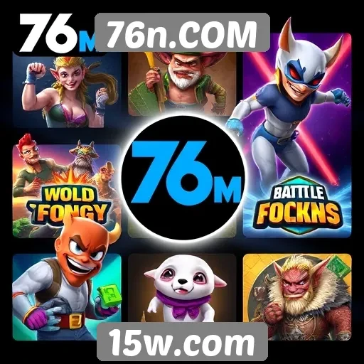 Variedade de jogos disponíveis no 76n.COM